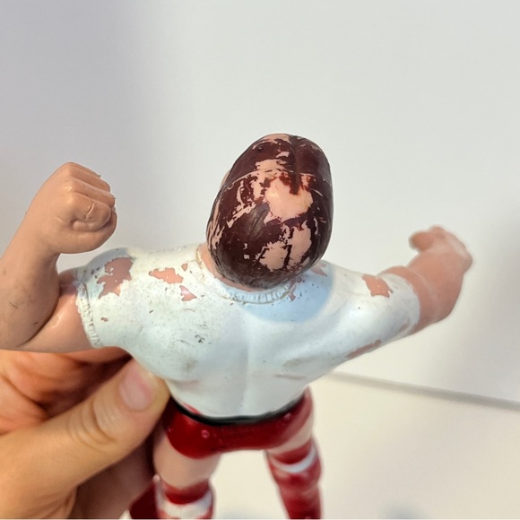 1984 Rowdy Roddy Piper Hot Rod Titan Rubber Action Figure Wrestler Wrestling WWF - Picture 16 of 16